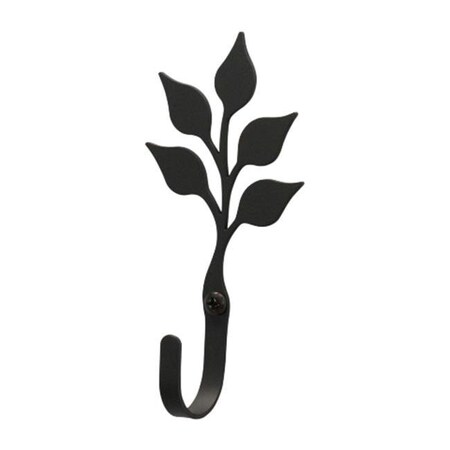 Village Wrought Iron Village Wrought Iron WH-76-S Leaf Wall Hook Small WH-76-S